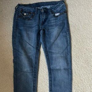 Womens True Religion Striaght Jeans